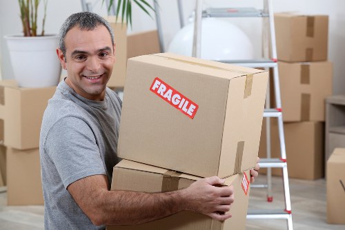 Removal team helping with a Muswell Hill home move