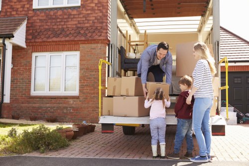 Packing materials and moving boxes for a Muswell Hill home move