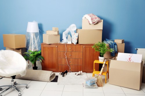 Furniture being transported safely by movers in Muswell Hill