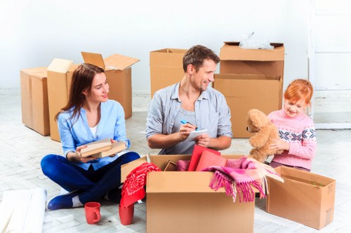 Moving truck service for a residential move in Muswell Hill