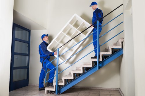 Removal team helping with a Muswell Hill home move