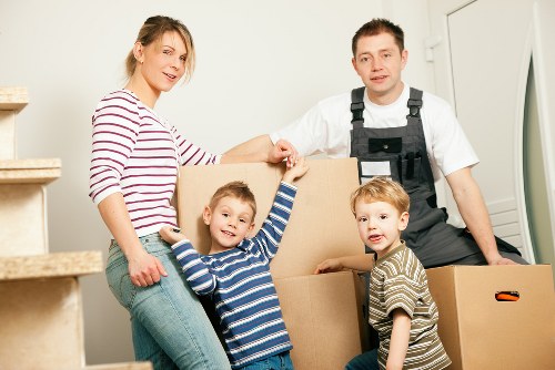 Muswell Hill van service transporting boxes and household items