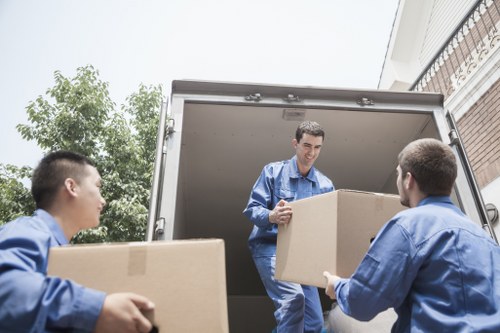 Office relocation planning in Muswell Hill with business moving equipment