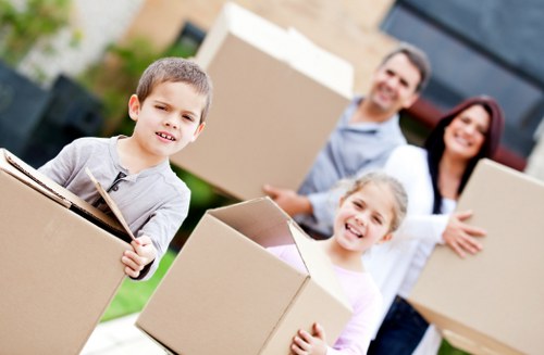 Careful loading of furniture during a Muswell Hill move