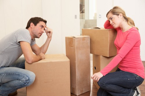 Eco-friendly van move in Muswell Hill with separated recyclable items