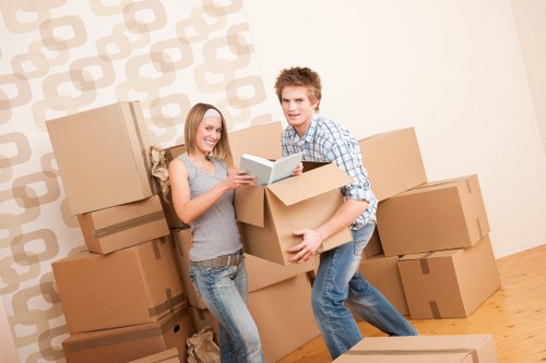 Commercial relocation support for a local business