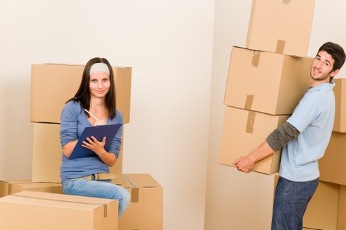 Professional moving vehicle ready for a North London relocation