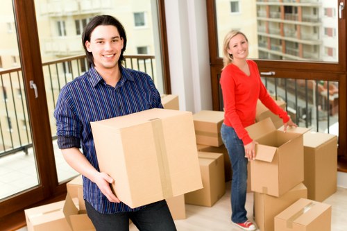 Local removals team handling a flat move in Muswell Hill